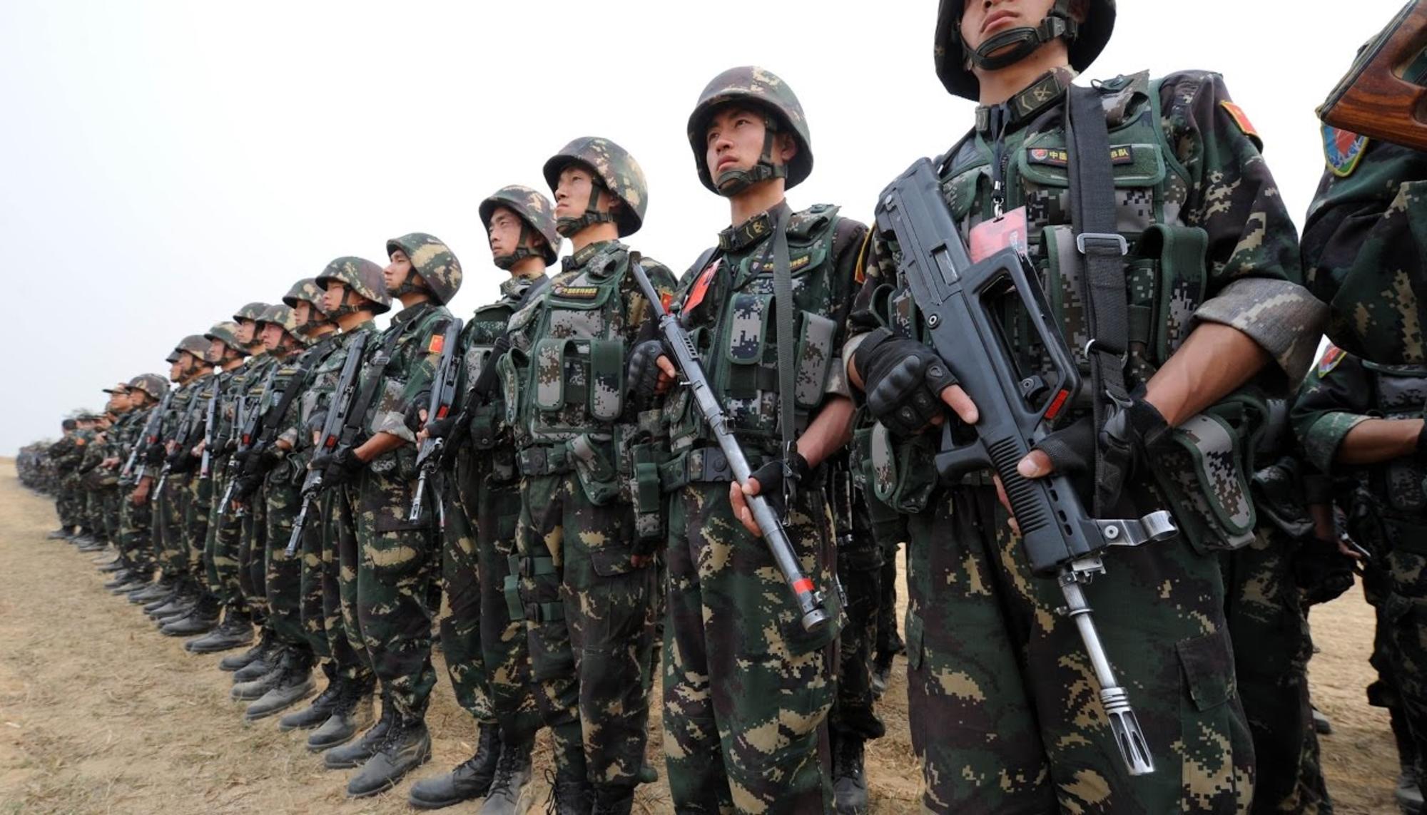 Tropas chinas en Afganistán.